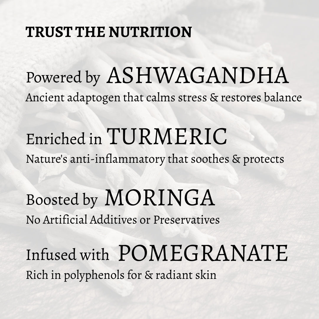 Ashwagandha Tea 20 Bags - Ashwagandha with Moringa, Turmeric, Pomegranate