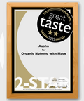 Organic Nutmeg with Mace awarded Great Taste 2023 certificate, 2-star rating.