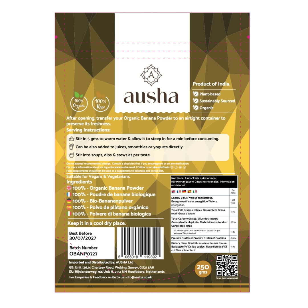 Organic Banana Powder 250g
