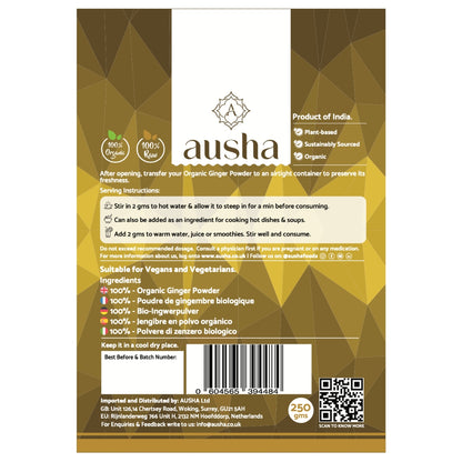 Organic Ginger Powder - 1* GREAT TASTE AWARD