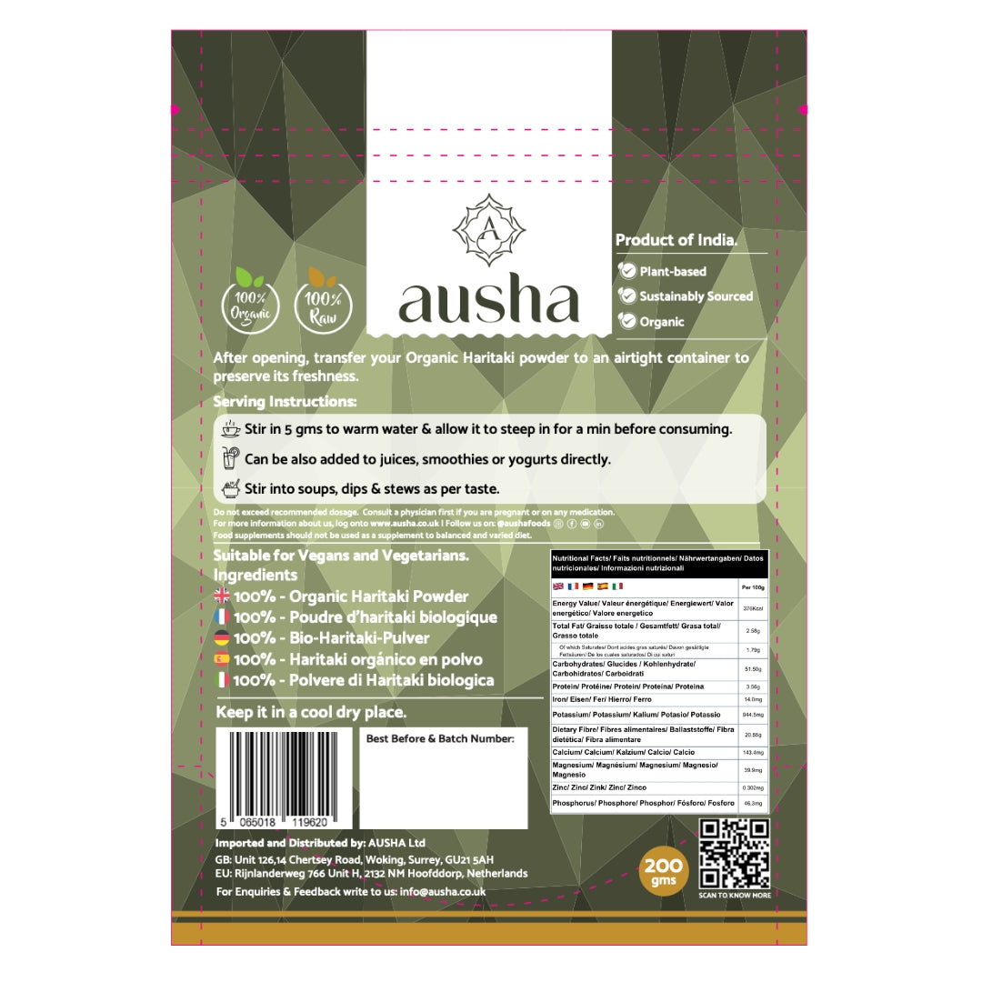 Organic Haritaki Powder