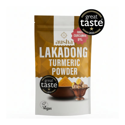 Lakadong Turmeric Powder - High Curcumin 8% - 1* GREAT TASTE AWARD 2025