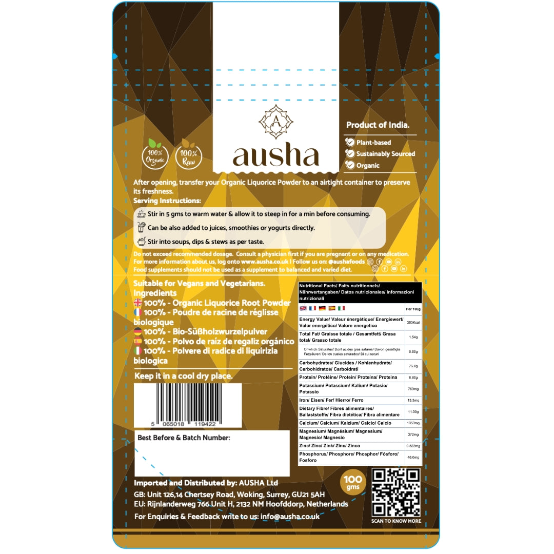 Organic Liquorice Powder 100g