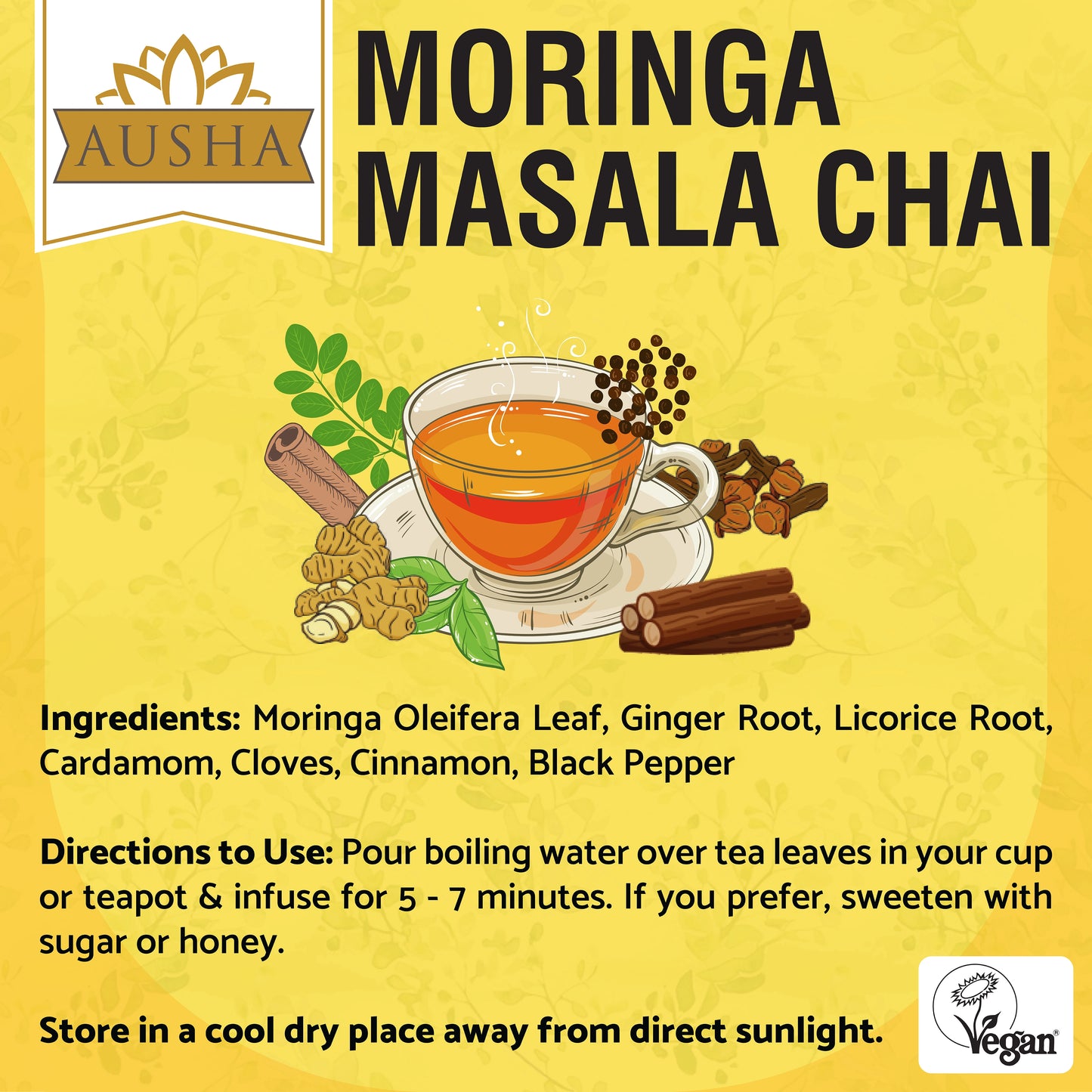Moringa Masala Chai Tea - 20 Bags
