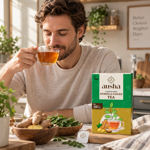 Moringa Ginger Tea Bags