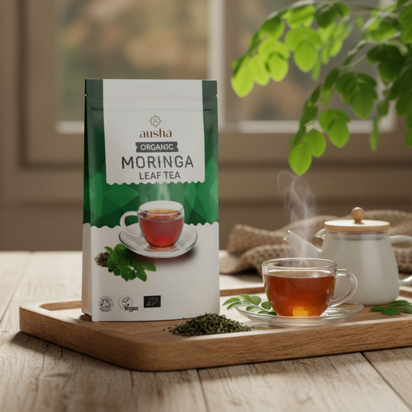 Organic Moringa Leaf Tea 100g