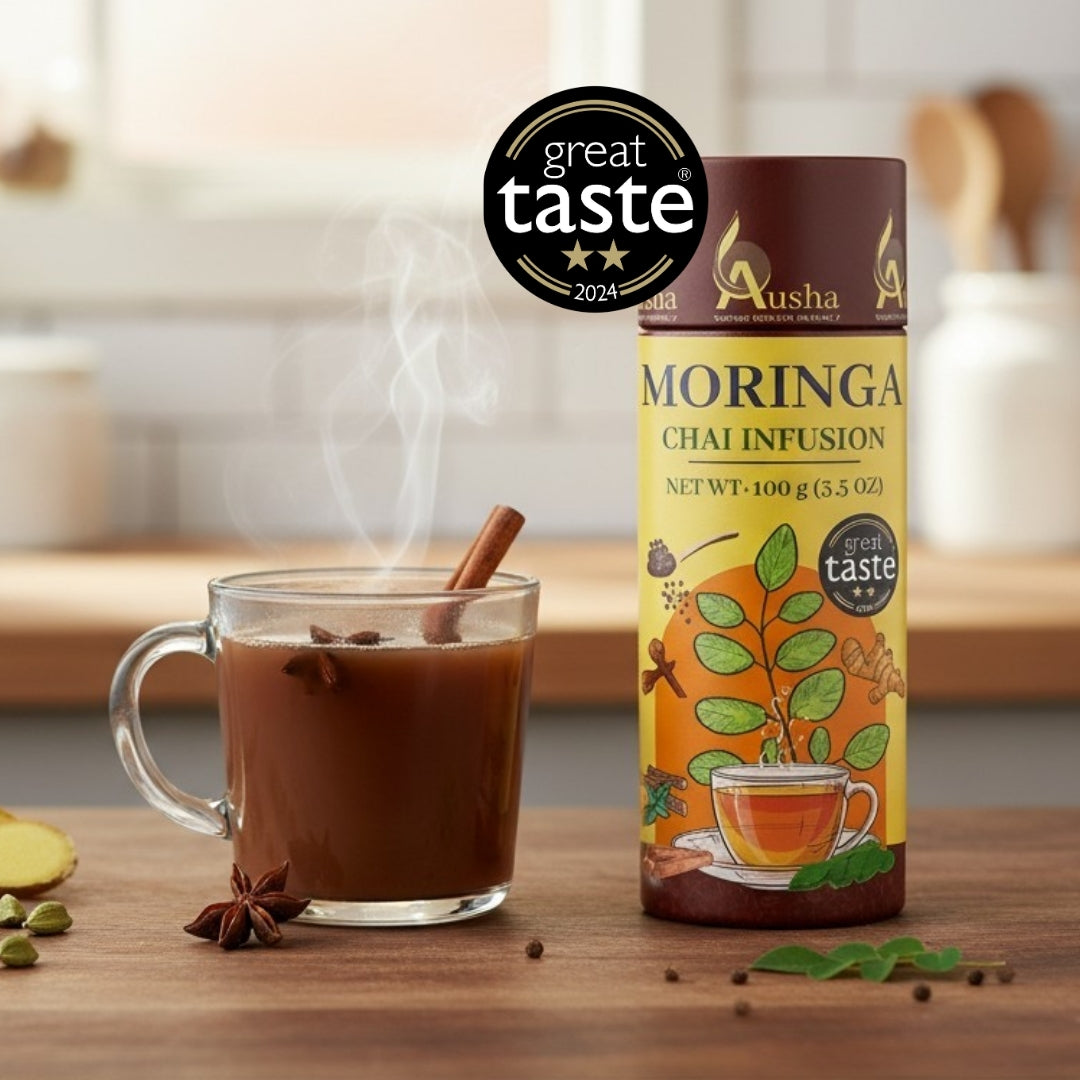 Moringa Masala Chai Tea 100g - 2** GREAT TASTE AWARD
