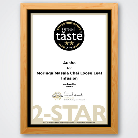 Moringa Masala Chai Tea 100g - 2** GREAT TASTE AWARD