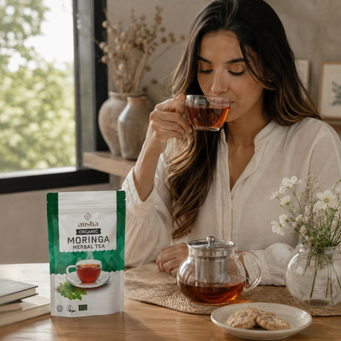Organic Moringa Leaf Tea 100g