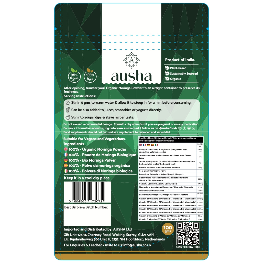 Organic Moringa Powder