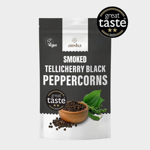 Telicherry Black Peppercorns Whole 100g Smoked