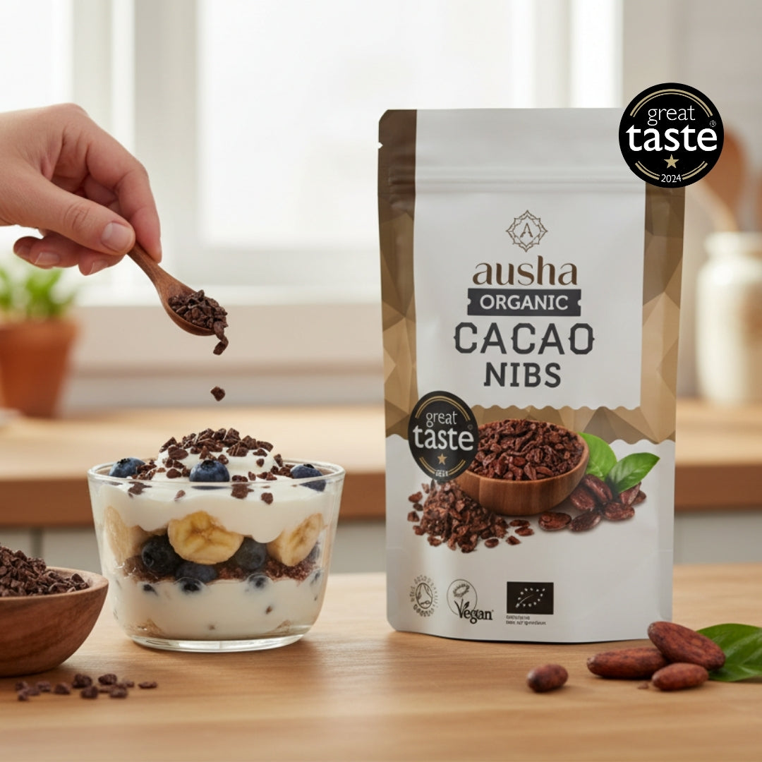 Organic Cacao Nibs 200g - 1* GREAT TASTE AWARD 2024