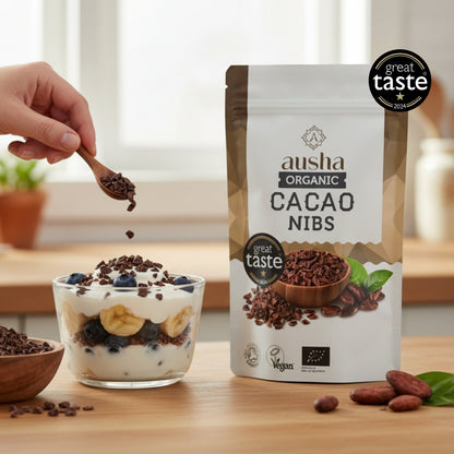 Organic Cacao Nibs 200g - 1* GREAT TASTE AWARD 2024