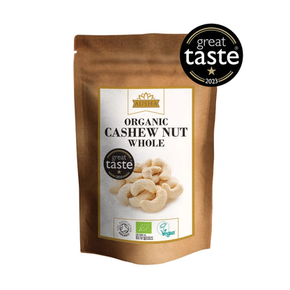 Organic Cashew Nuts Whole - 1* GREAT TASTE AWARD