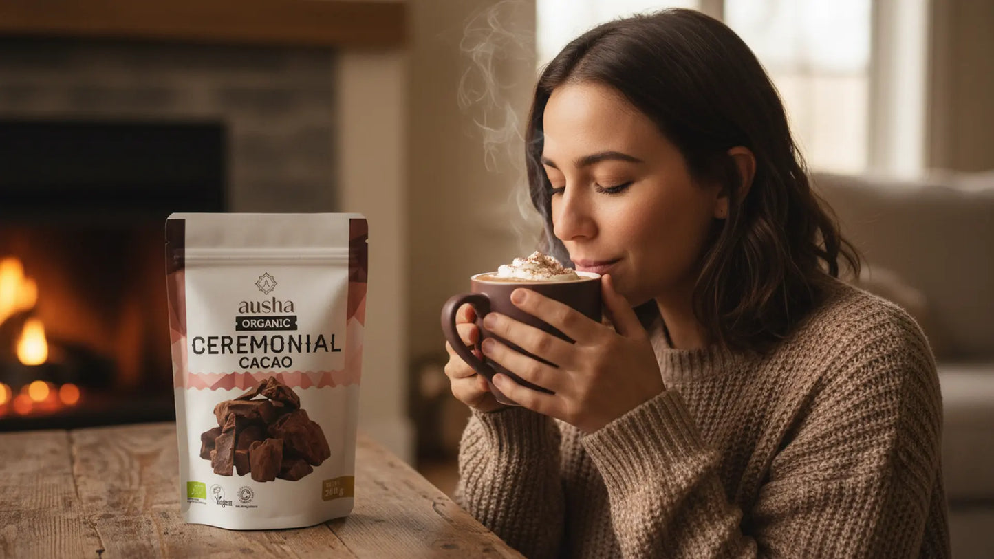 Organic Ceremonial Grade Raw Cacao Paste 200g - Criollo Cacao Variety from Peru