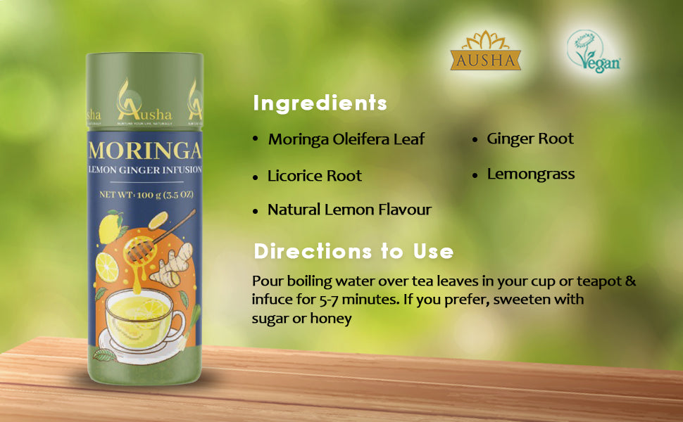 Moringa Lemon Ginger Tea