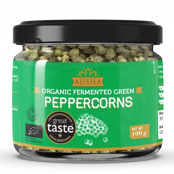 green peppercorns