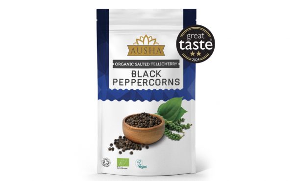 organic black peppercorns