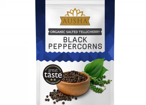 black peppercorns